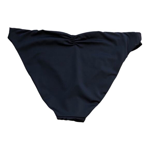 Andie NWT The Symi Sustainable High Leg Cut Low Rise Bikini Bottom Black XL - Picture 8 of 15
